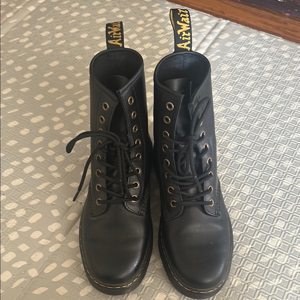 Dr. Martens Black Leather Boots